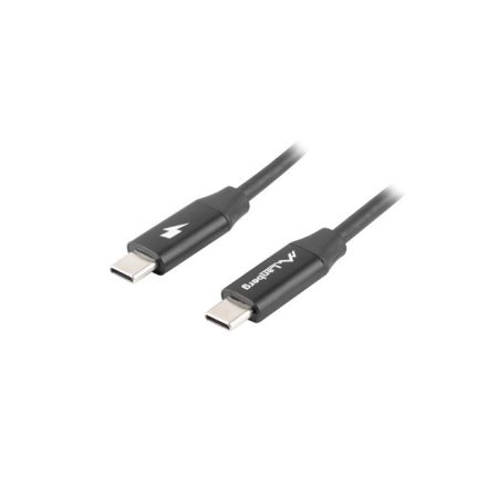 Lanberg CA-CMCM-40CU-0005-BK USB kábel 0,5 M USB 2.0 USB C Fekete