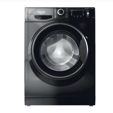 Hotpoint Natis NLCD946BSAEUN mosógép, 9 kg, 1400 ford./perc, A osztály, inverteres motor, gőzfrissítés, gőzhigiénia, LCD kijelző, fekete