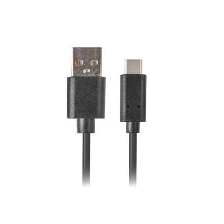 Lanberg CA-USBO-20CU-0018-BK USB kábel 1,8 M USB 2.0 USB A USB C Fekete