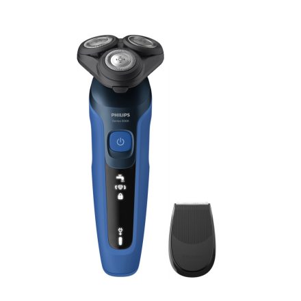 Philips SHAVER Series 5000 S5466/17 férfi borotva Rotációs/forgófejes borotva Vágó Fekete, Kék