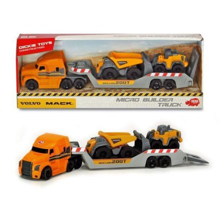 Dickie Toys Mack Volvo Micro Builder Truck kamion 32cm (203725005)