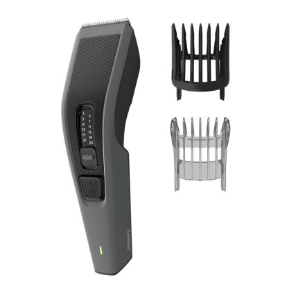 Philips HAIRCLIPPER Series 3000 HC3525/15 szakáll/hajnyíró Fekete, Szürke 13 Nikkel-fémhidrid (NIMH)