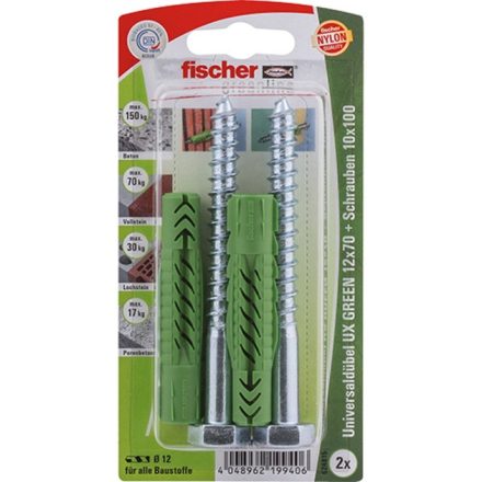 Fischer univerzális tiplik UX GREEN 12x70 SK