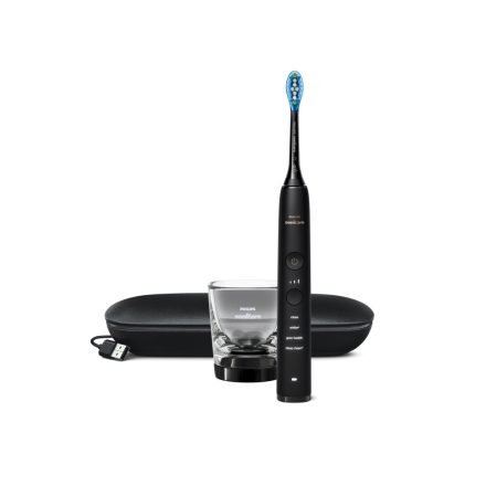 Philips Sonicare DiamondClean HX9911/09 elektomos fogkefe Felnőtt Szonikus fogkefe Fekete