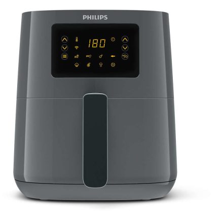 Philips 5000 series HD9255/60 olajsütő Normál 4,1 L Önálló készülék 1400 W Meleglevegős sütő Fekete, Szürke