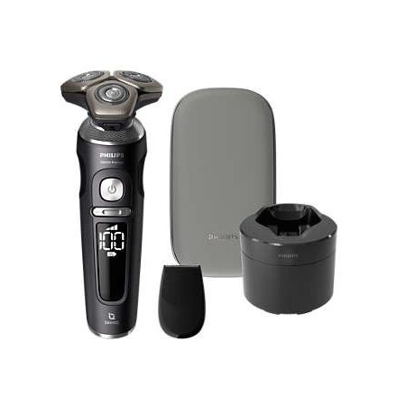 Philips Shaver S9000 Prestige SP9840/32 férfi borotva Rotációs/forgófejes borotva Vágó Szürke