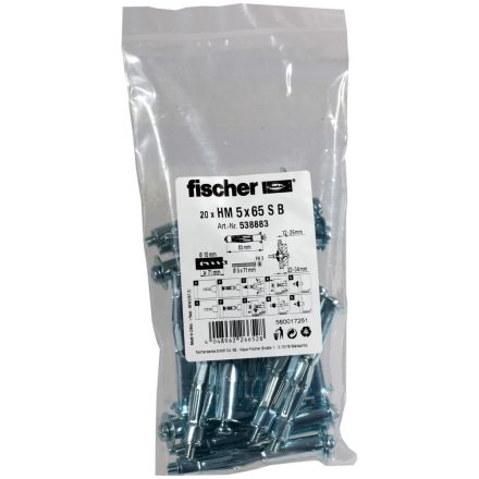 Fischer 538883 screw anchor / wall plug