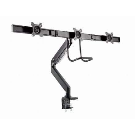 Gembird MA-DA3-03 asztali TV konzol 68,6 cm (27") Fekete