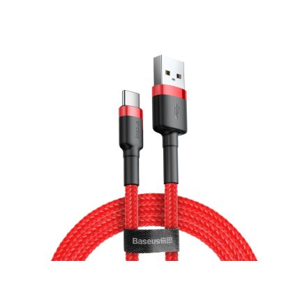 Baseus Cafule USB kábel 2 M USB 2.0 USB A USB C Vörös