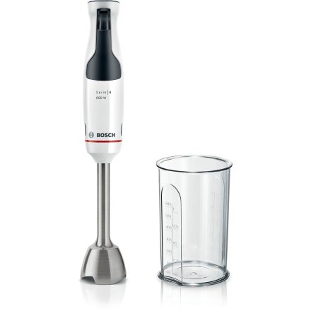 Bosch Serie 4 MSM4W210 turmixgép 0,6 L Merülő mixer 600 W Fekete, Fehér