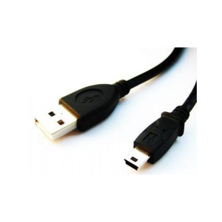 Gembird 1.8m USB 2.0 A/mini-USB M USB kábel 1,8 M USB A Mini-USB B Fekete