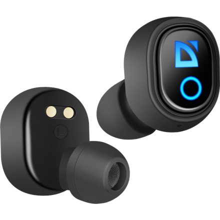 Defender Twins 639 Headset Vezetékes és vezeték nélküli Hallójárati Hívás/zene Micro-USB Bluetooth Fekete