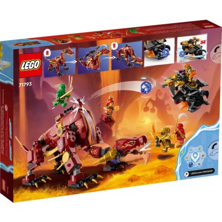 LEGO® NINJAGO® - Hőhullám átalakítható lávasárkány (71793)