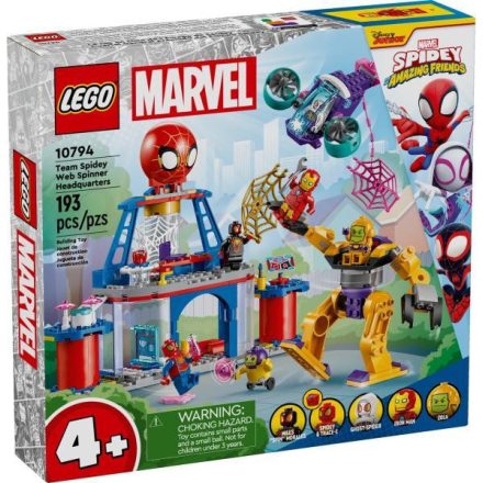 LEGO® Marvel - A pókcsapat hálóvető főhadiszállása (10794)