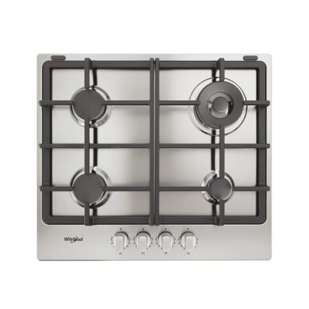 Whirlpool TGML 661 IX R Rozsdamentes acél Beépített 58 cm Gáz 4 zóna