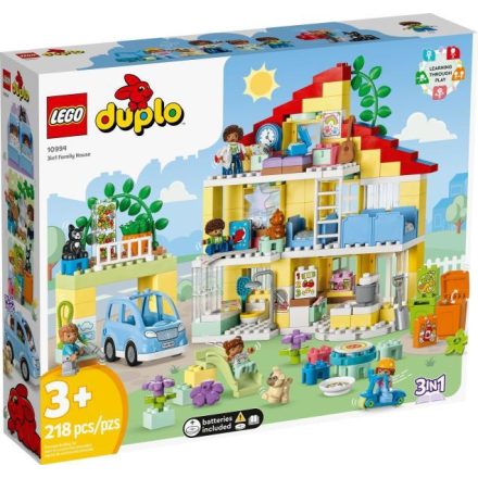 LEGO® DUPLO® - 3 az 1-ben családi ház (10994)