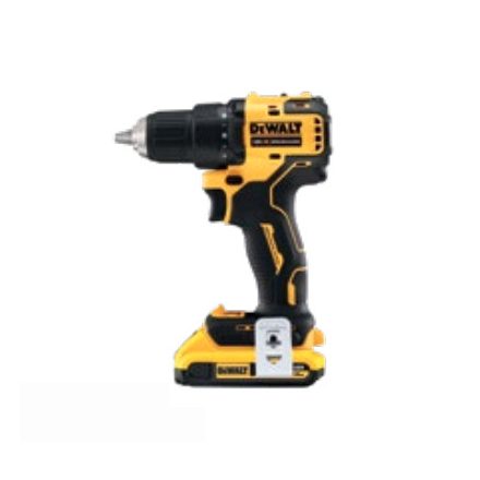 DeWALT DCD708D2T-QW motoros csavarhúzó és ütvecsavarozó 1650 RPM Fekete, Sárga