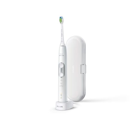 Philips Sonicare HX6877/28 elektomos fogkefe Felnőtt Szonikus fogkefe Ezüst, Fehér