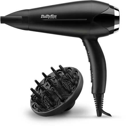 BaByliss D572DE hajszárító 2200 W Fekete