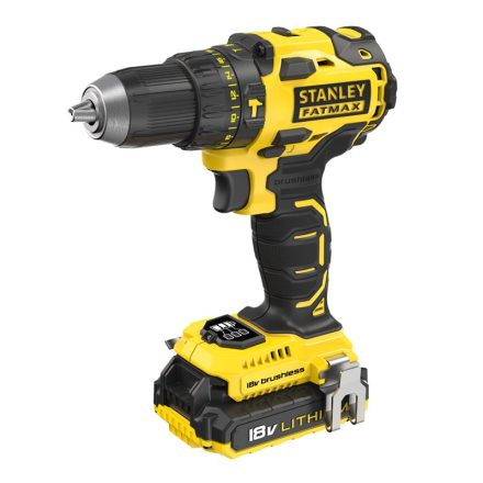 Stanley FMC627D2-QW fúrógép 1800 RPM Kulcsnélküli Fekete, Sárga