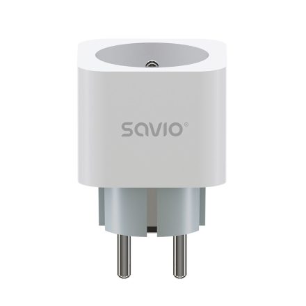 Savio WI-FI smart socket 16A AS-01 White Vezeték nélküli Fehér