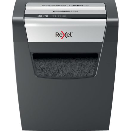 Rexel Momentum X410 iratmegsemmisítő Részecskevágás Fekete, Szürke