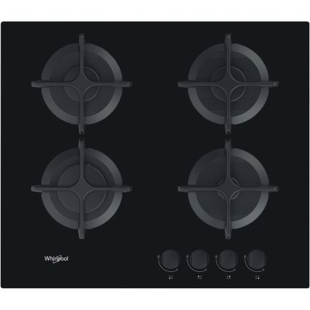 Whirlpool AKT 616/NB főzőlap Fekete Beépített 60 cm Gáz 4 zóna