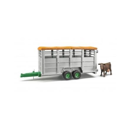 BRUDER Livestock trailer with 1 cow scale model part/accessory