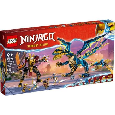 LEGO® NINJAGO® - Elemi sárkányok vs A császárnő robotja (71796)