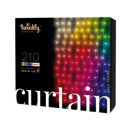 Twinkly Curtain Wi-Fi/Bluetooth Fekete