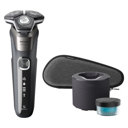 Philips SHAVER Series 5000 S5887/50 férfi borotva Rotációs/forgófejes borotva Vágó Szürke