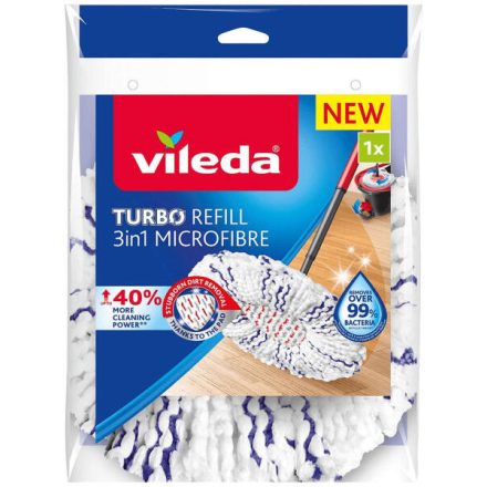 Vileda Turbo 3v1 Microfibre Pótfej 167749 (167749)