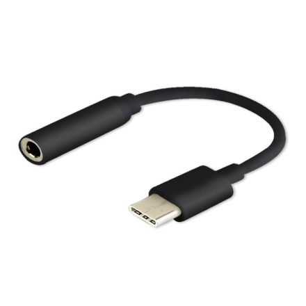 Savio AK-35/B csatlakozó átlakító USB Type 3.1 C Jack 3.5mm Fekete