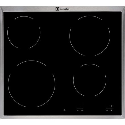 Electrolux EHF16240XK főzőlap Fekete Beépített Kerámia 4 zóna