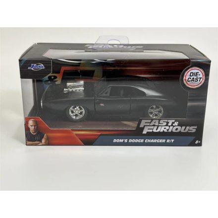 Fast and Furious Doms Dodge Charger R/T Matt Black 1:32 Scale Jada 253202000