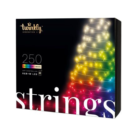 Twinkly Strings Intelligens fényfüzér Wi-Fi/Bluetooth Fekete