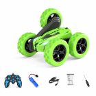 Távirányítós kaszkadőr autó LED fénnyel – RC játék (6+) – zöld