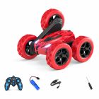 Távirányítós kaszkadőr autó LED fénnyel – RC játék (6+) – piros