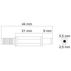 DC dugó 5,5 x 2,5 x L9