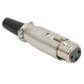XLR alj. lengő 3p csavaros
