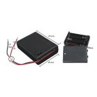 Elemtartó AA x 3 Fedél+kapcs.