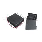 Elemtartó AA x 4 Fedél+kapcs.