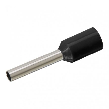 Érvéghüvely 1,5mm2 • fekete -10mm-