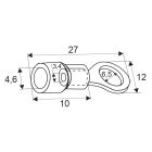 Kábelsaru szig."O" 6,5/4,9mm kék