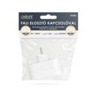 Elosztó 1-2(földelt)+kapcsoló