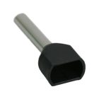 Érvéghüvely 2x1,50mm2 • fekete