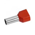 Érvéghüvely 2x10mm2 • piros