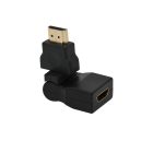 HDMI dugó - HDMI aljzat  -180'-