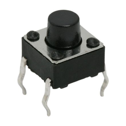Mikrokapcsoló 6x6mm  (on-(off)) • 0,05A-12VDC )
