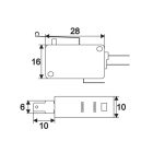Mikrokapcsoló karos (on-(on) • 4A-250V)
